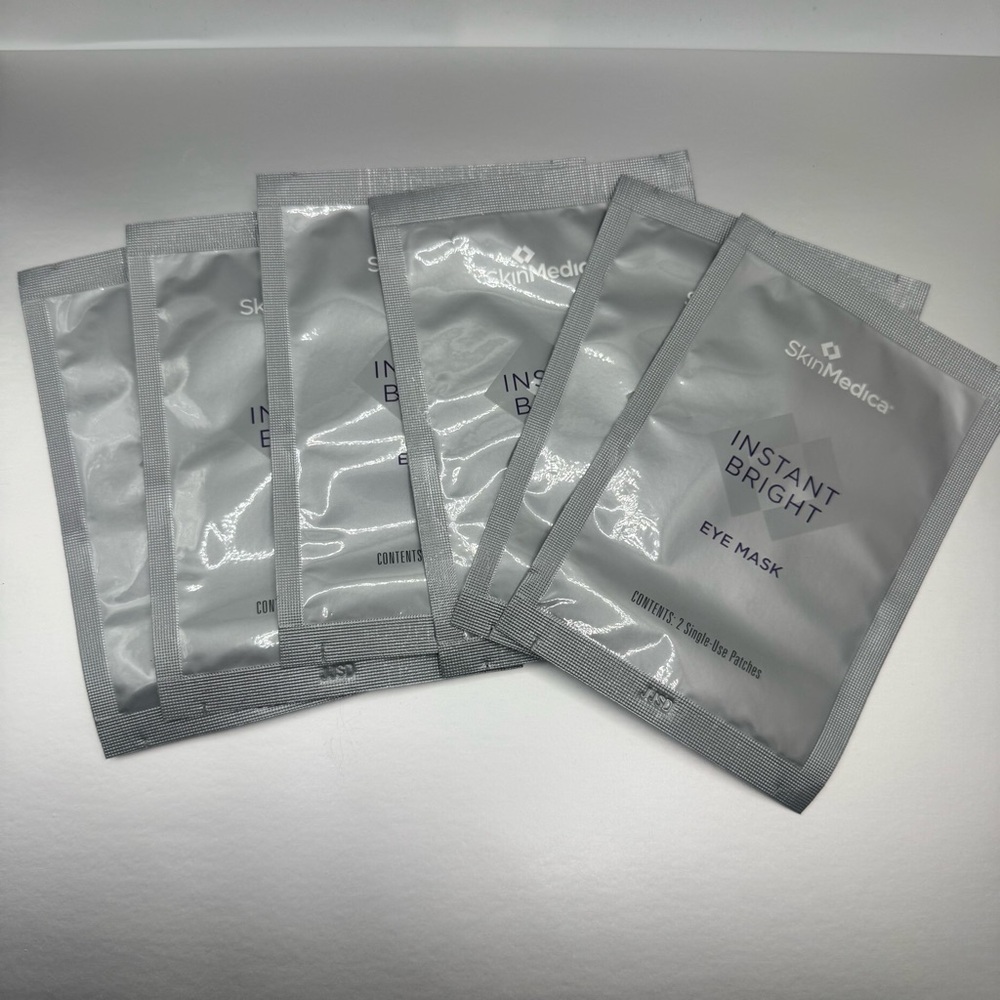 SkinMedica Instant Bright Eye Mask - Silver (6 Single Use Sachets)